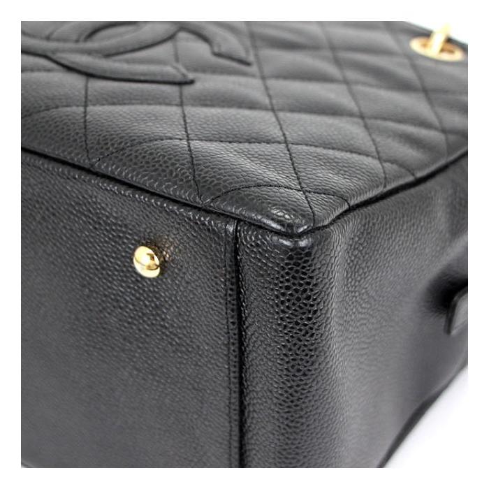 キャビアスキン SALE 美品 シャネル CHANEL 復刻チェーントートバッグ