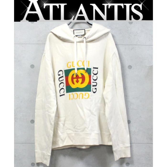 スーパーセール GUCCI ロゴ スウェット ビンテージ加工 美品 econet.bi