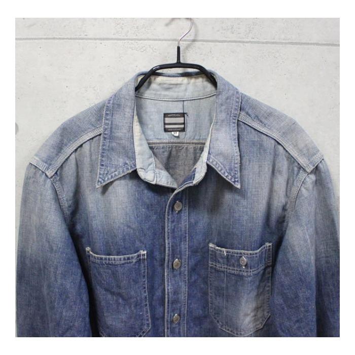 桃太郎ジーンズ（MOMOTARO JEANS） SALE 美品 メンズ デニム シャツ