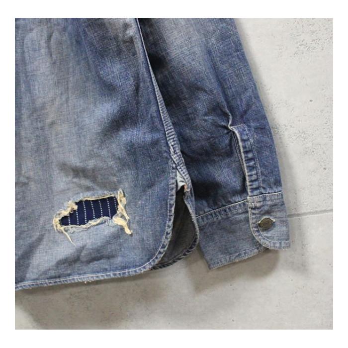 桃太郎ジーンズ（MOMOTARO JEANS） SALE 美品 メンズ デニム シャツ