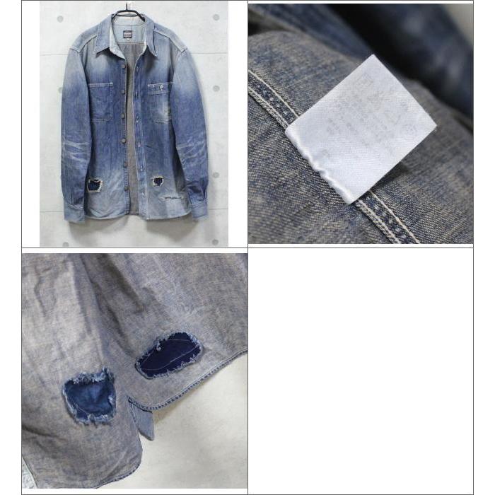 桃太郎ジーンズ（MOMOTARO JEANS） SALE 美品 メンズ デニム シャツ