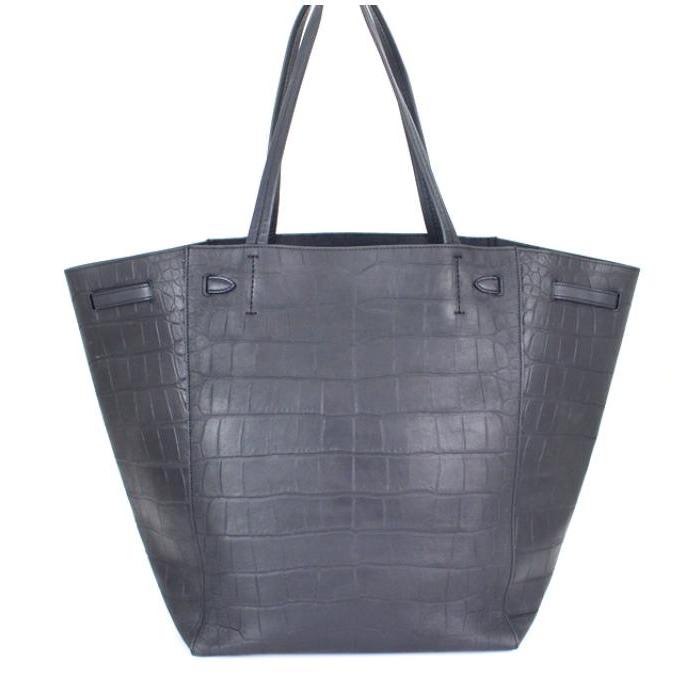 CELINE（セリーヌ） カバファントム トートバッグ クロコ型押し レザー