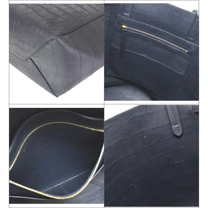 CELINE（セリーヌ） カバファントム トートバッグ クロコ型押し レザー