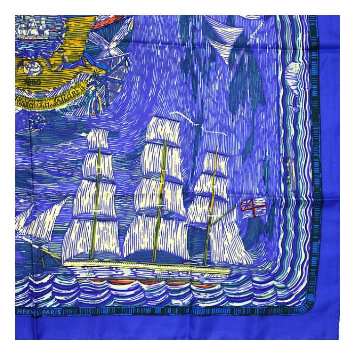 HERMES（エルメス） 在庫処分SALE カレ90『HENRY F SMITH SAILOR』大判