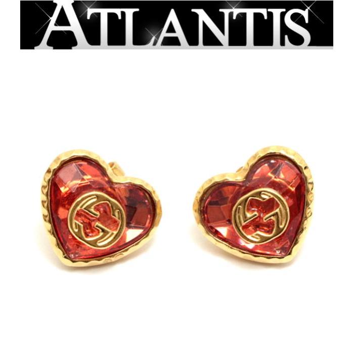 【値下げ中！美品】GUCCI インターロッキング ハートピアス GUCCI（グッチ） インターロッキングG ハート ピアス : atlantis