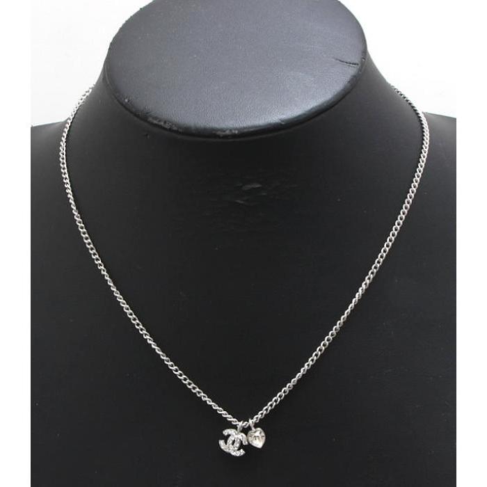 25SS【CHANEL】はーとネックレス CHANEL シャネル ネックレス チョーカー ハート メタル CCマーク
