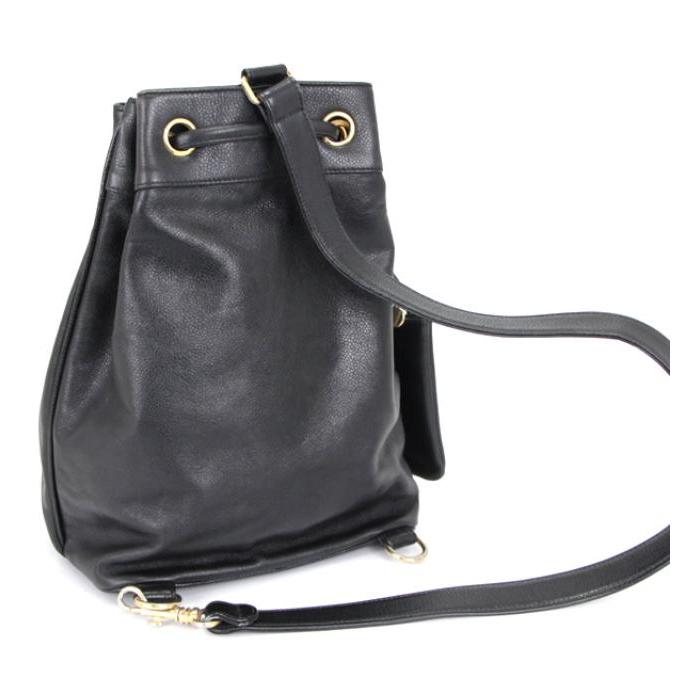 シャネル　デカココ　キャビアスキン　黒　ポーチ　ショルダー　バッグ シャネルデカココチェーンショルダー長財布キャビアスキン黒ポーチ