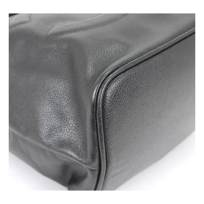 シャネル　デカココ　キャビアスキン　黒　ポーチ　ショルダー　バッグ シャネルデカココチェーンショルダー長財布キャビアスキン黒ポーチ