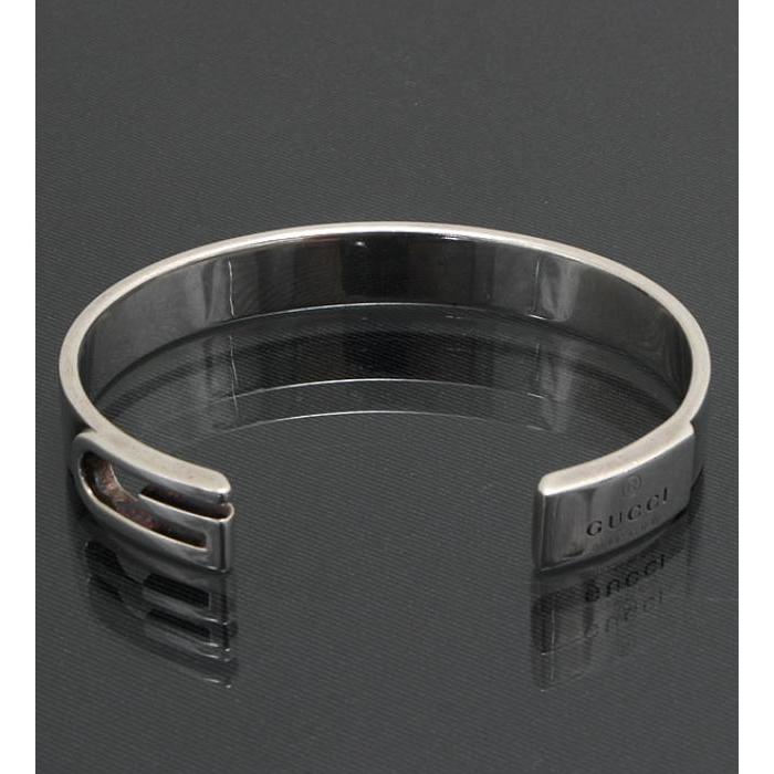 GUCCI（グッチ） GUCCI Gブランデッド Gロゴ バングル ブレスレット
