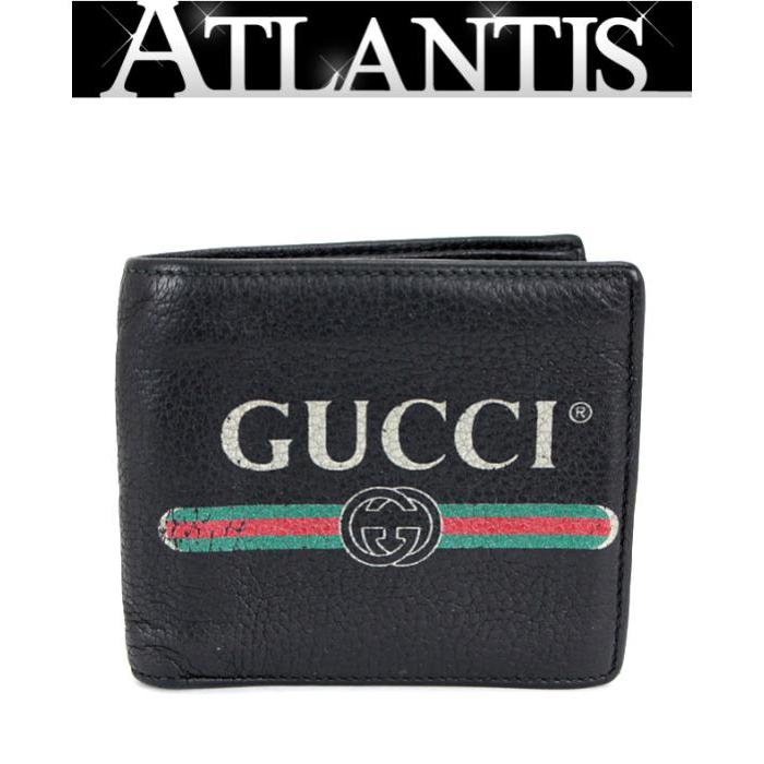 GUCCI（グッチ） SALE GUUCI ヴィンテージロゴ 二つ折り財布 財布