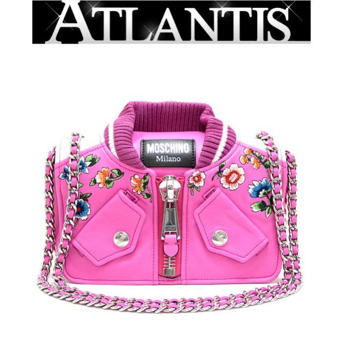 MOSCHINO 極美品 モスキーノ ライダースジャケット スカジャン MOSCHINO 極美品 モスキーノ ライダースジャケット スカジャン