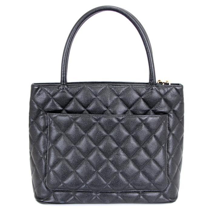 CHANEL 美品 シャネル 復刻 トートバッグ ココマーク キャビア