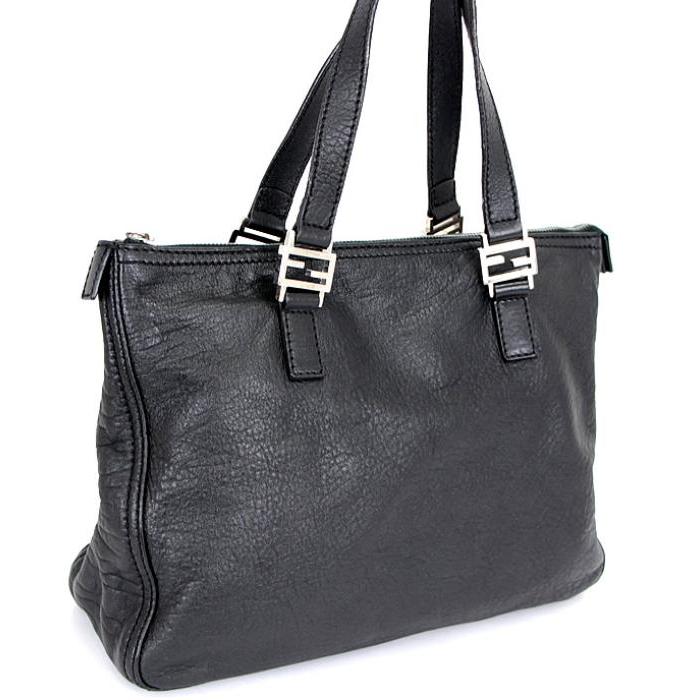 FENDI（フェンディ） SALE レザー ハンドバッグ 黒 : atlantis - 通販