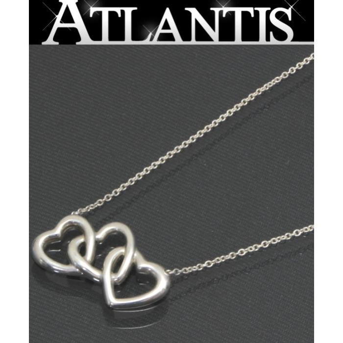 ティファニー TIFFANY＆CO トリプルハート ネックレス シルバー925