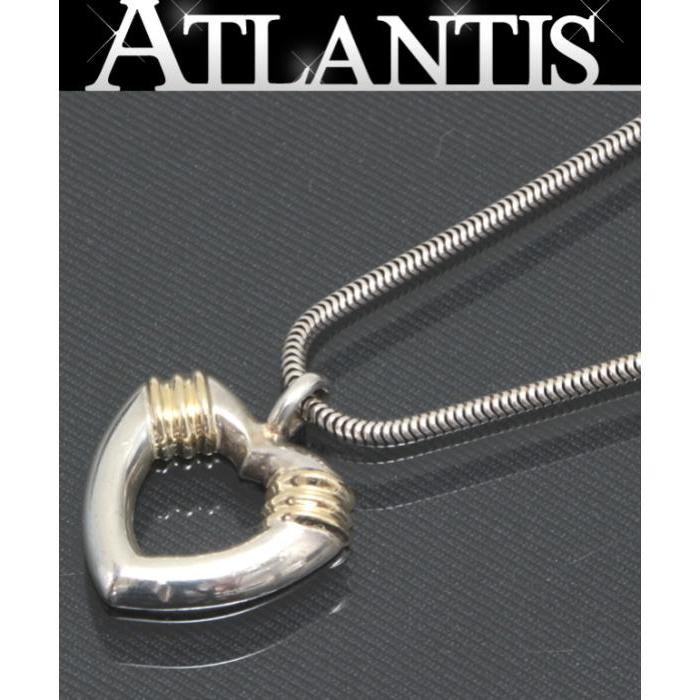 TIFFANY&Co.（ティファニー） オープンハート コンビ ネックレス