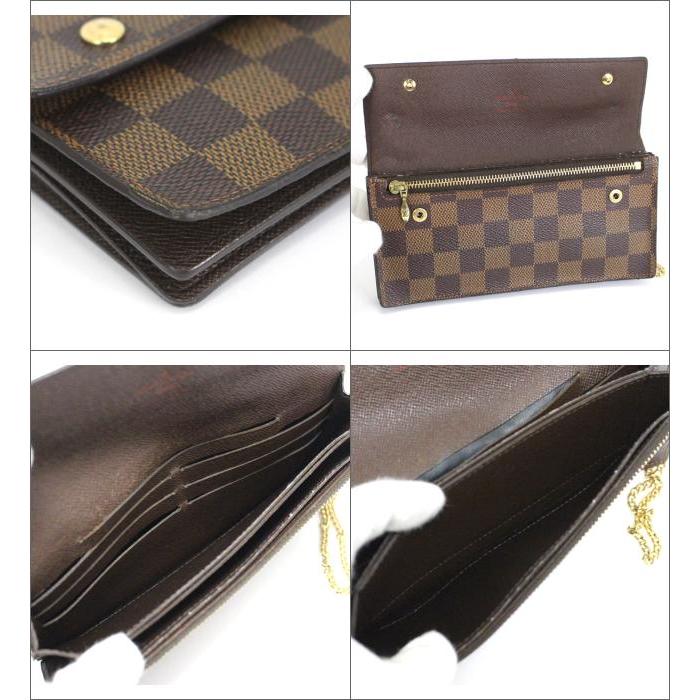 ルイヴィトン LOUIS VUITTON ポルトフォイユ アコルディオン チェーン