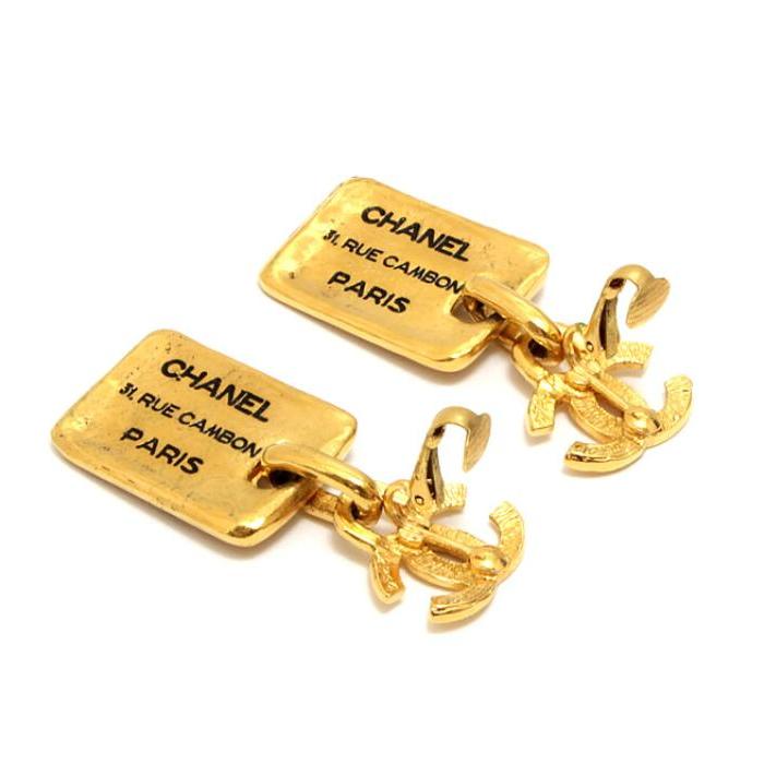 CHANEL 美品 シャネル ココマーク カンボン プレート