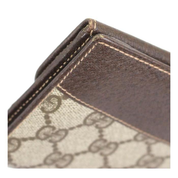 GUCCI（グッチ） オールドグッチ シェリーライン 長財布 PVC×レザー