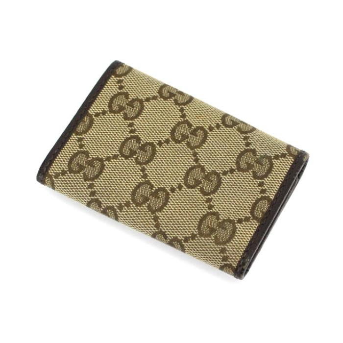 GUCCI（グッチ） 美品 GUCCI 6連 キーケース GGスプリーム キャンバス