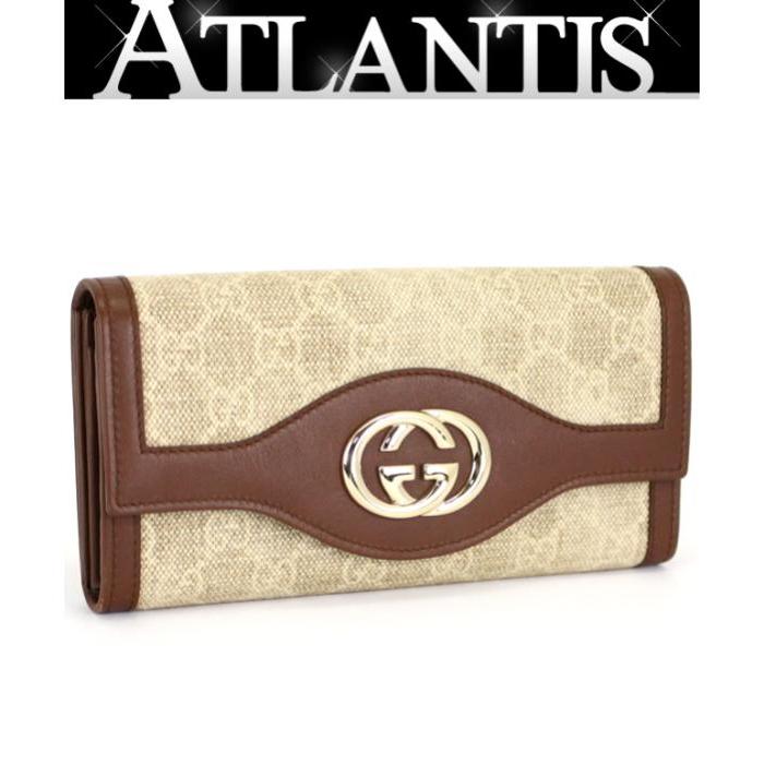 GGキャンバス グッチ GUCCI インターロッキングG ファスナー付き 長