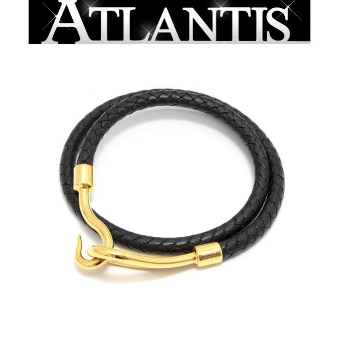HERMES（エルメス） 美品 ジャンボブレスレット レザー GP : atlantis