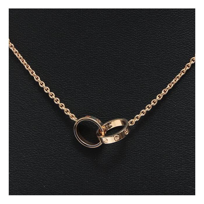 Cartier（カルティエ） 極美品 ベビーラブ ネックレス 750 PG ピンク 