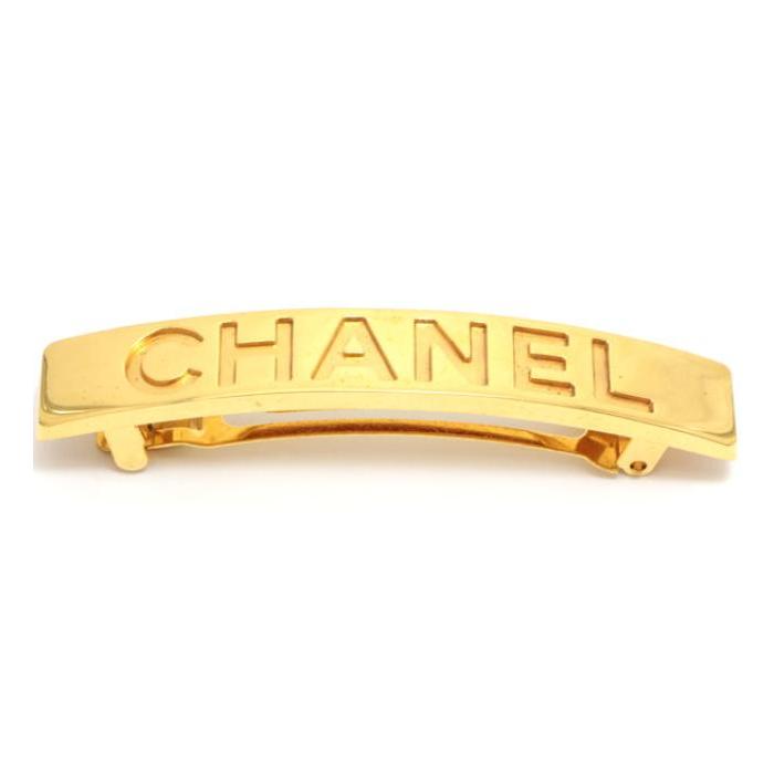 CHANEL ロゴ バレッタ ヘアピン 楽天市場】CHANEL シャネル ロゴ バレッタ ヘアクリップ 髪留め