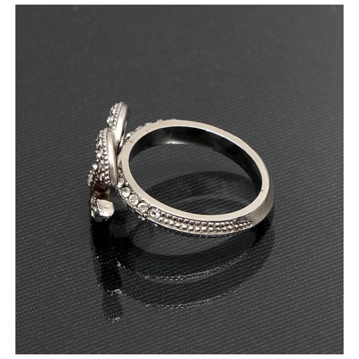 CHANEL（シャネル） 美品 キラキラ ココマーク リング シルバー C20P