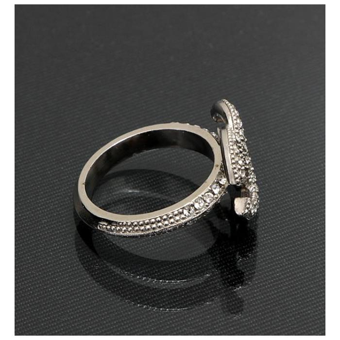 CHANEL（シャネル） 美品 キラキラ ココマーク リング シルバー C20P