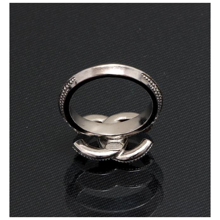 CHANEL（シャネル） 美品 キラキラ ココマーク リング シルバー C20P