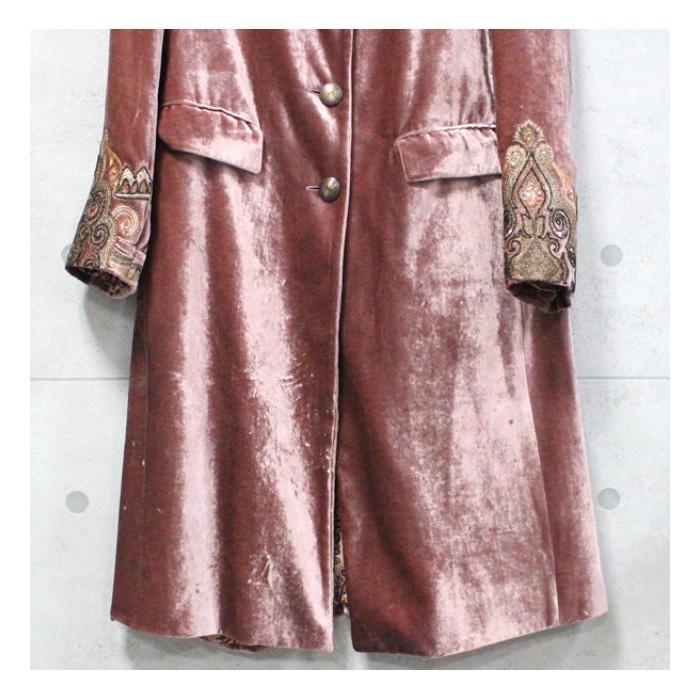 本当に最終値下げ、早い者勝ち！美品！！ETRO ペイズリー柄 ロングコート 42 ETRO エトロ チェスターコート ペイズリー ブラック 44 総柄