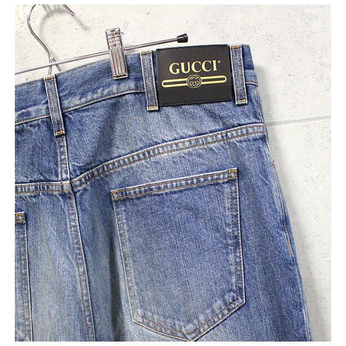 GUCCI 大SALE 未使用 グッチ メンズ ベアパッチデニムパンツ GUCCI 大SALE 未使用 グッチ メンズ ベアパッチデニムパンツ