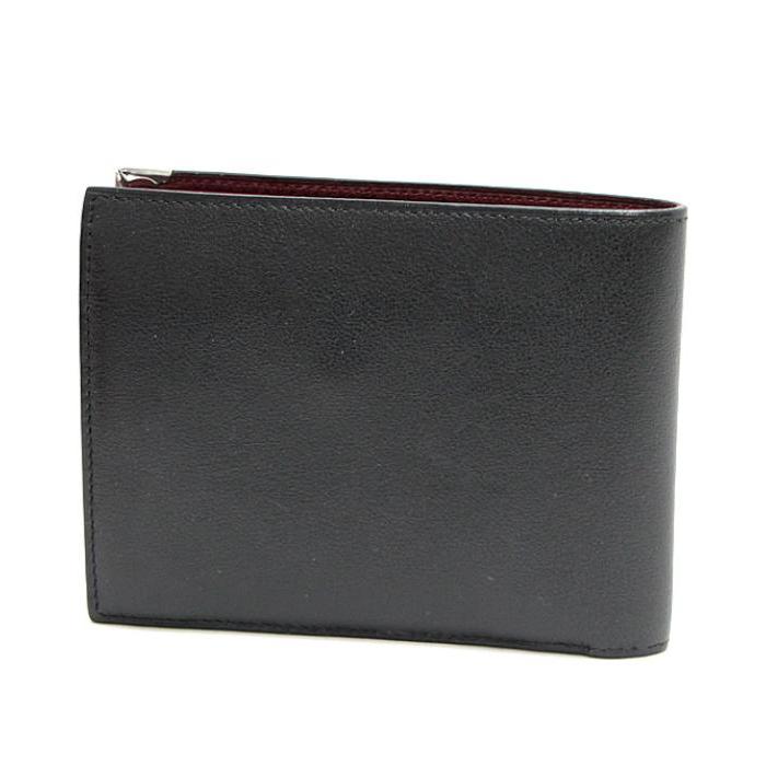 Cartier（カルティエ） 極美品 マスト ドゥ 二つ折り財布 レザー 黒