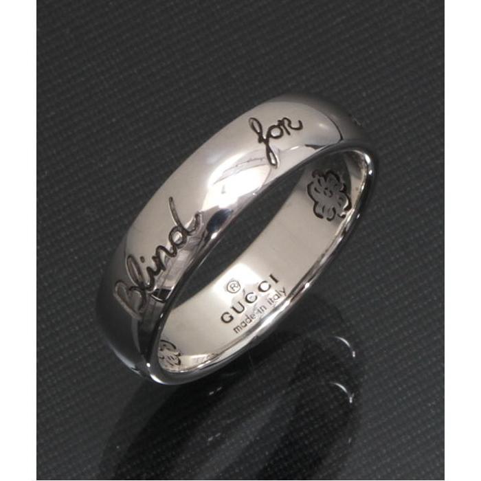 GUCCI（グッチ） 美品 ブラインドフォーラブ リング シルバー SV925