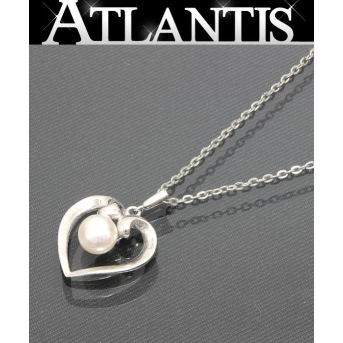 ミキモト MIKIMOTO ハート パール ネックレス SV シルバー : 059349 : atlantis - 通販 - Yahoo!ショッピング