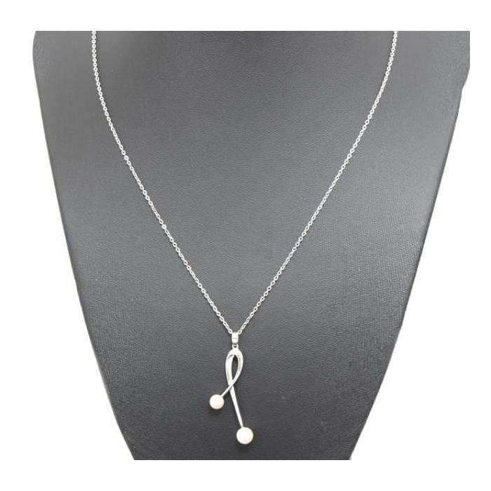MIKIMOTO（ミキモト） 美品 MIKIMOTO 2Pパール ネックレス SV シルバー