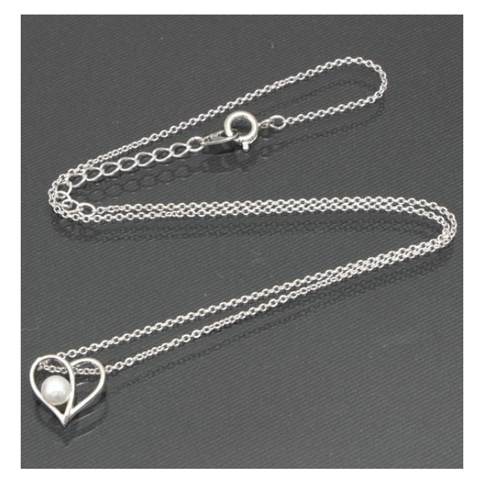 TASAKI（タサキ） 美品 ハート パール ネックレス SV シルバー
