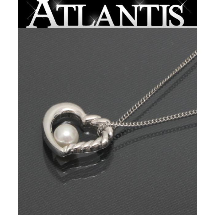 TASAKI（タサキ） 美品 ハート パール ネックレス SV シルバー