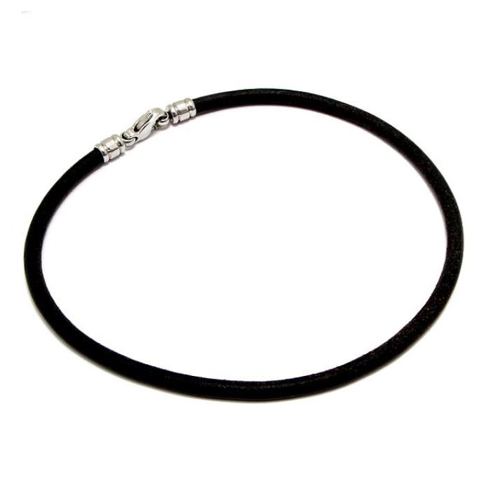BVLGARI（ブルガリ） SALE 美品 レザー チョーカー ネックレス SS 