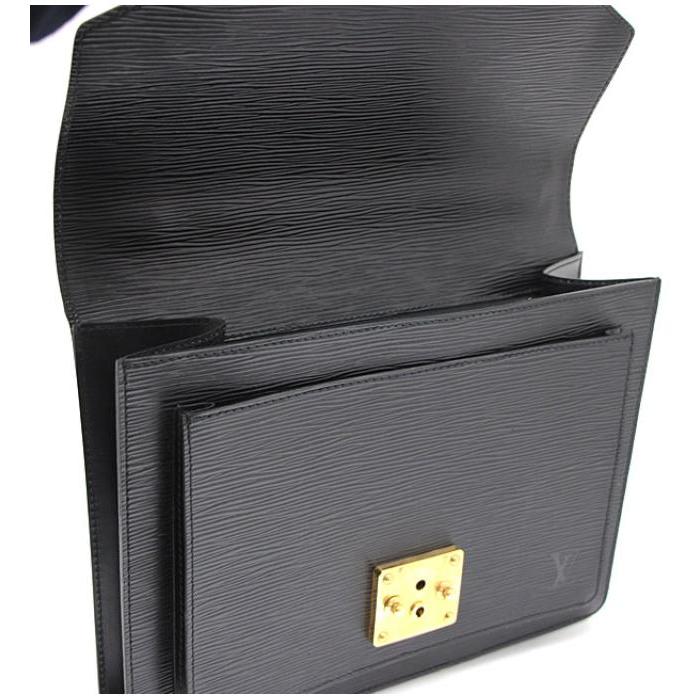 高級　ルイヴィトン　エピ　モンソー　2way ショルダーバッグ　ハンドバッグ　黒 ルイヴィトン LOUIS VUITTON モンソー 2WAY ショルダー