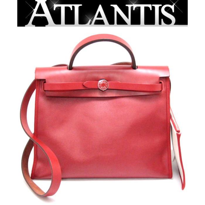 HERMES 美品 エルメス エールバッグジップPM 2WAY ハンドバッグ  