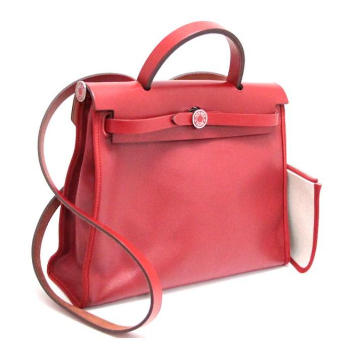 ⭐️ 極美品 エルメス エブリン 2 PM ショルダーバッグ トリヨン レッド HERMES（エルメス） 美品 エールバッグジップPM 2WAY ハンドバッグ