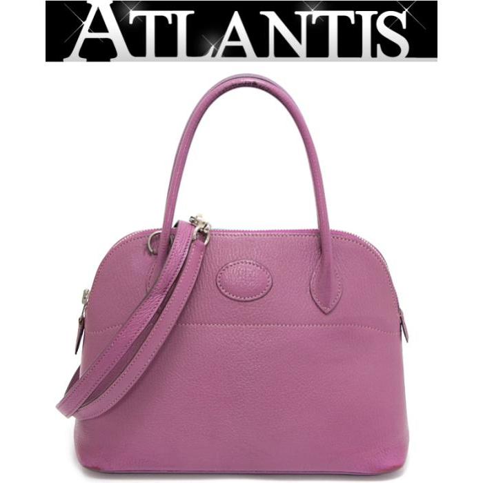 HERMES❣️ボリード27シェーブル❣️可愛い…紫シクラメン ボリード エルメス HERMES ボリード27 シェーブル シクラメン