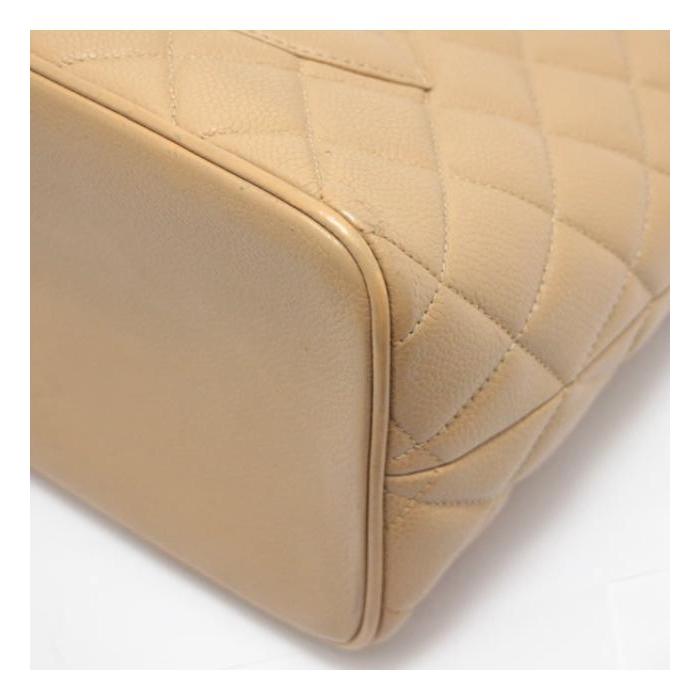 CHANEL（シャネル） 復刻 トートバッグ キャビアスキン ベージュ
