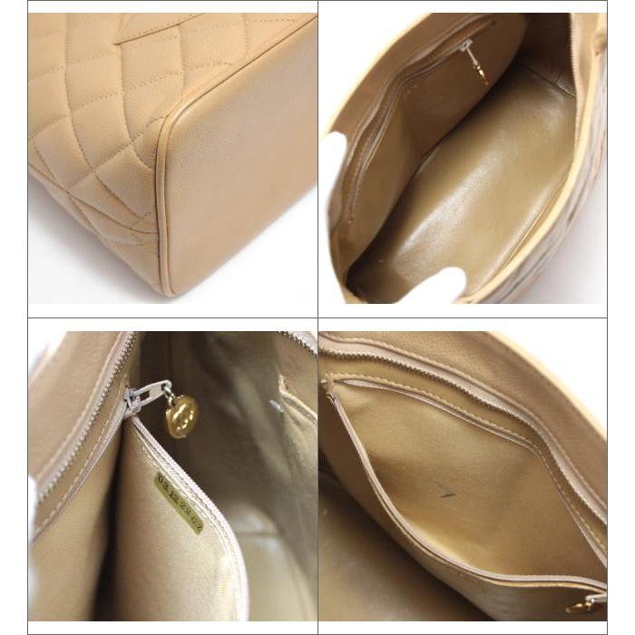 CHANEL（シャネル） 復刻 トートバッグ キャビアスキン ベージュ