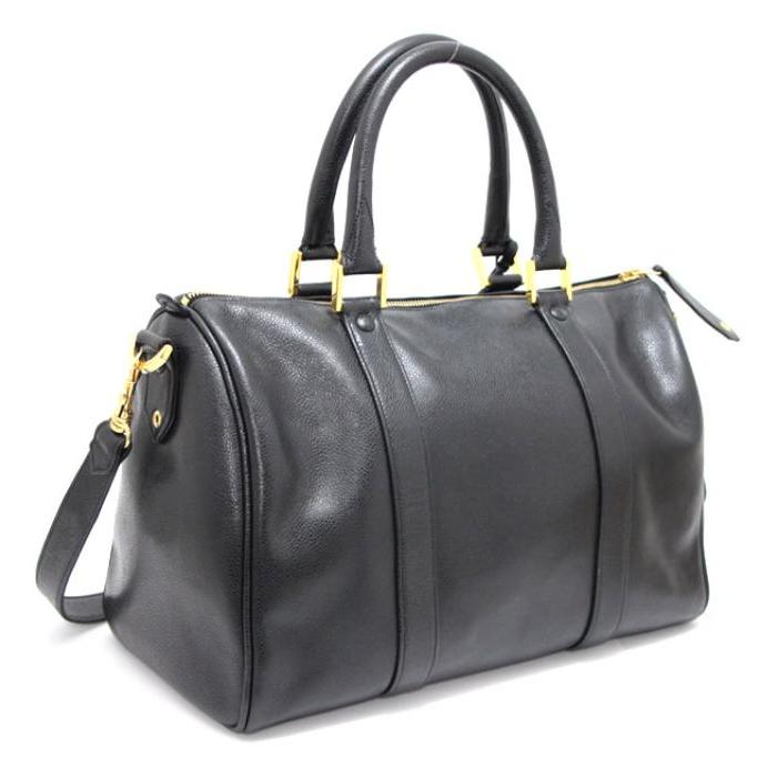 シャネル　キャビアスキン　ハンド　ボストンバッグ　ココマーク　ブラック CHANEL（シャネル） ココマーク キャビアスキン 2WAY ボストンバッグ