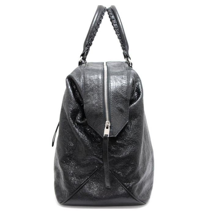 BALENCIAGA バレンシアガ ボストンバッグ 大 レザー 黒