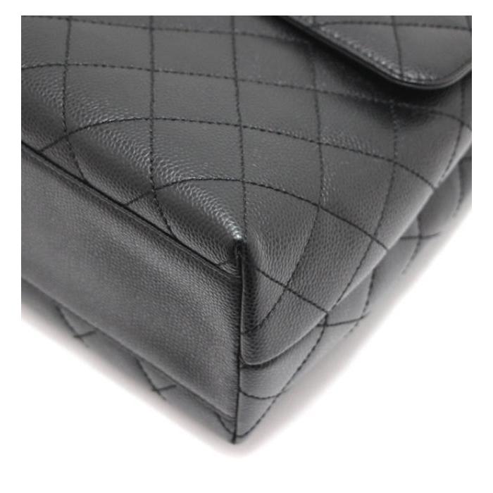 CHANEL（シャネル） 美品 ココマーク ハンドバッグ ケリー型 キャビア 