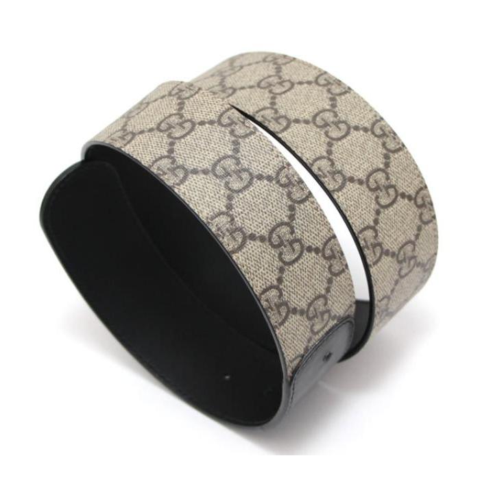 GUCCI グッチ GGマーモント バックル ベルト PVC×レザー size