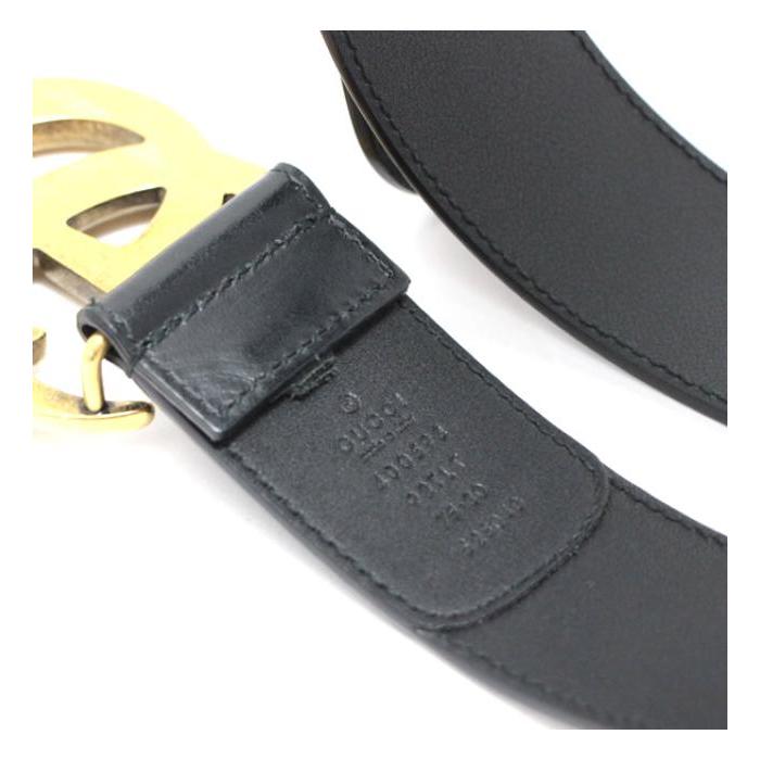 GUCCI（グッチ） GUCCI GGマーモント バックル ベルト PVC×レザー size